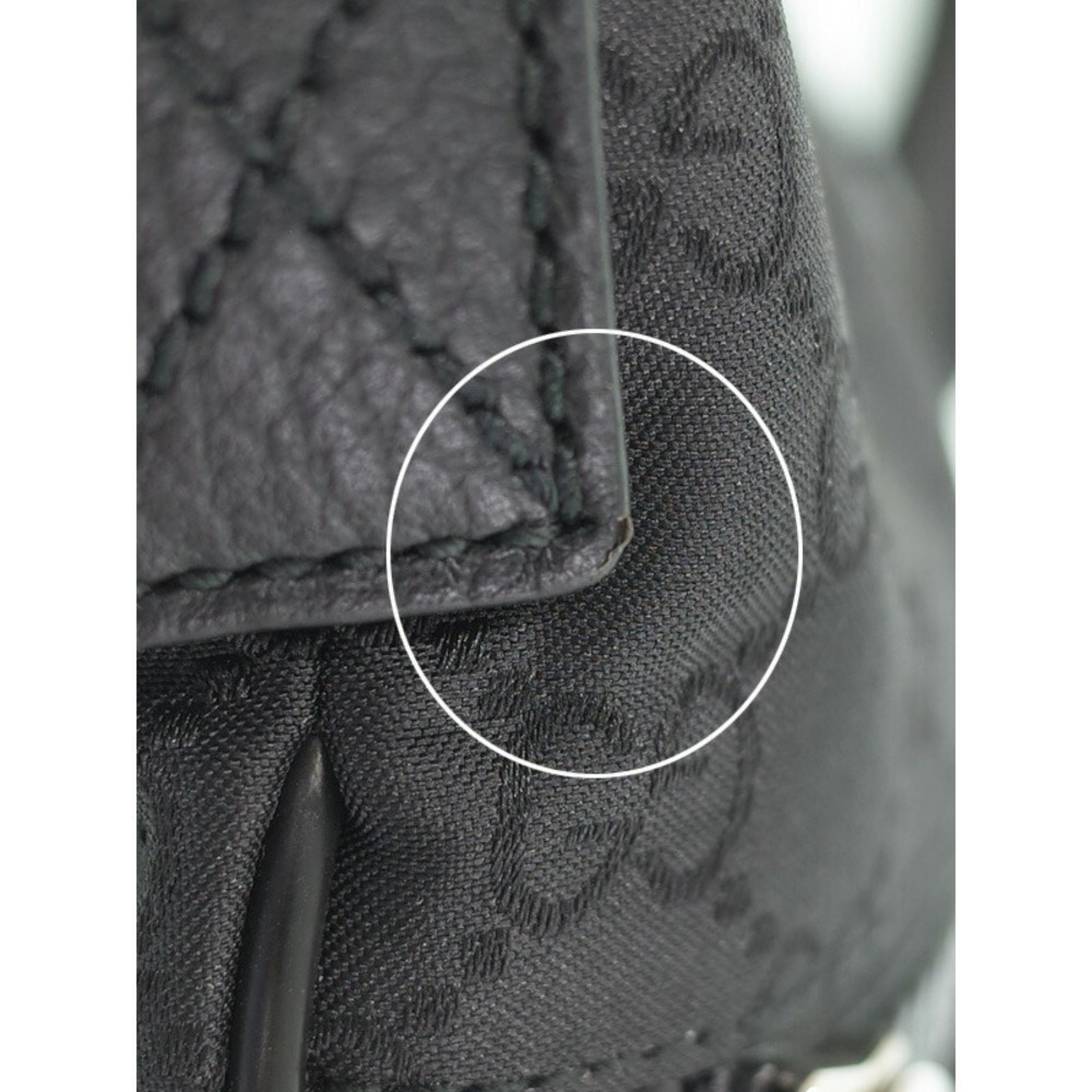 Gucci Bag Messenger Black GG Crossbody - Picture 5 of 9
